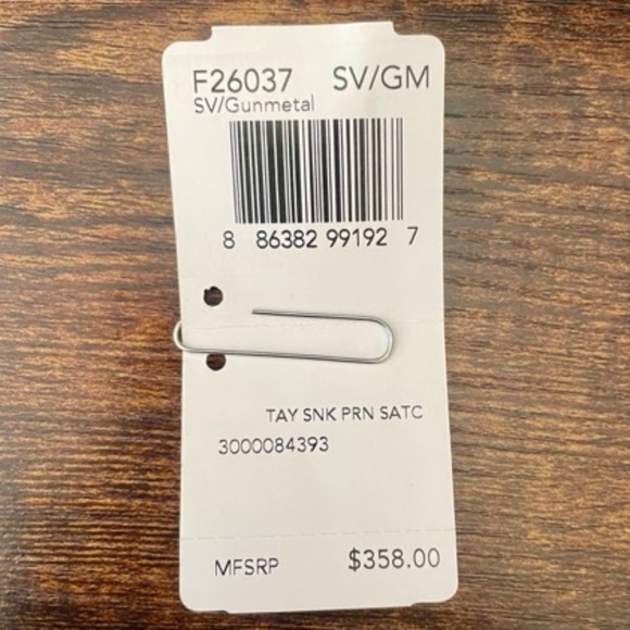 COACH Cross Body Satchel (Taylor) in Fun Snake Print in Gunmetal - Picture 6 of 6